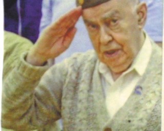 Elyse Silverman of Youngstown also sent in this photo of her favorite veteran, her father, Allen L. Wolkoff, who is 92. This photo was taken last year at the Liberty High School Veterans Day program and appeared as part of this year's Snapz promo.