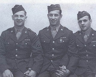 These friends for life — Leon, Fred and George — served in the Army together in Newfoundland and remained friends for over 60 years. Their children continue to keep in touch with each other. George Tekac, who is the father of Rosemary Olsavsky, lived in Coitsville and died in 2009. He was given a medal for the rescue of a local girl whose car ran off the road and landed upside-down in a river.