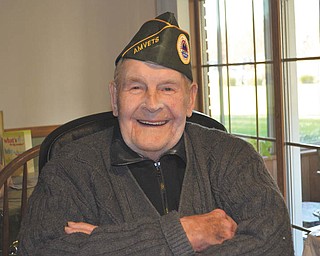 Michael Kopanic of Youngstown, who is 93, served in the U.S. Army with the 39th Combat Engineers from 1942 to 1945 during World War II.