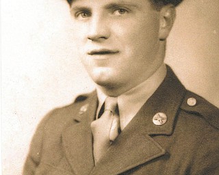 Andrew James Hamrock served in the U.S. Army in World War II from 1940 to 1945. His brother, Rudy Hamrock, served at the same time. Photo sent in by Mr. and Mrs. Andy Hamrock of Lowellville.