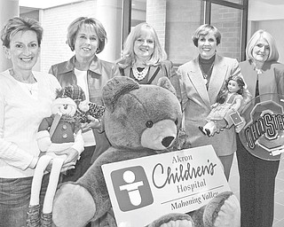ROBERT K. YOSAY| THE VINDICATOR: “Holiday Hopes and Wishes,” a fundraiser to benefit Akron Children’s Hospital Mahoning Valley, will take place Dec. 9 at Mr. Anthony’s in Boardman. From left to right, Kathy Dwinnells and Donna Hayat are co-chairwomen of the event, JoAnn Stock is the hospital’s director of development, and Julie Costas and Betty Cmil are committee members.