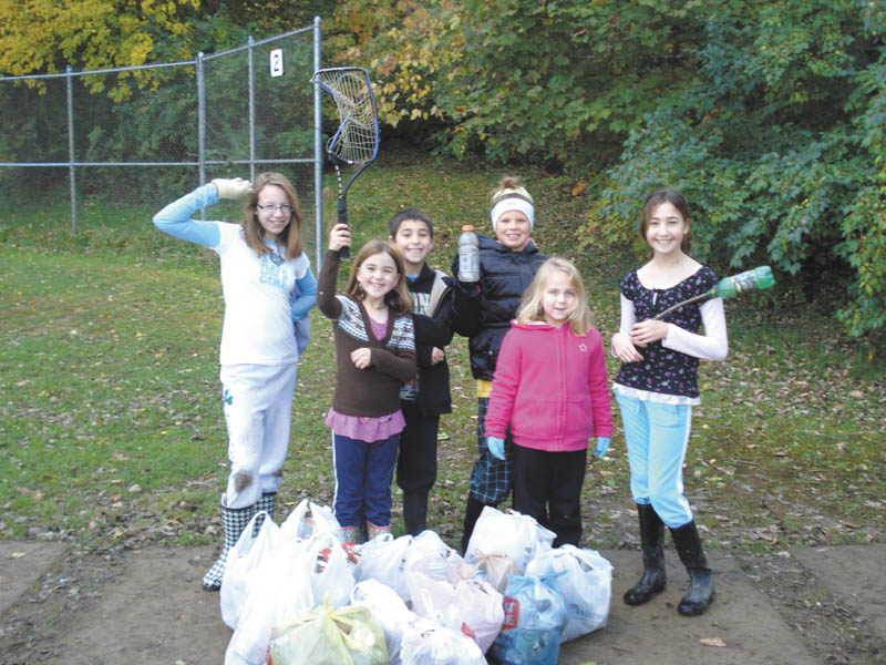 They’re making a difference: The girls of Girl Scout Troop 301 have completed two of their 10 monthly community service activities in their Year of Service project. The girls, who live in Youngstown, Girard, McDonald, Canfield, Austintown, Mineral Ridge and Liberty, are excited to be helping their communities. In October, they participated in Make a Difference Day, when they collected more than 30 bags of garbage in a section of Mill Creek Park. Some of the girls also raked leaves for their neighbors who are unable to. On Nov. 5, they donated clothing to the local Goodwill for Goodwill Good Turn Day. For their December project they will adopt a local family and spend their troop savings to brighten their Christmas. From left to right are Emma Reardon, Elizabeth Neff, A.J. Neff, Kaitlyn Cefalde, Katie Samuels and Katrina Neff.