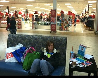 By 6 a.m, many Eastwood Mall shoppers were already exhausted.