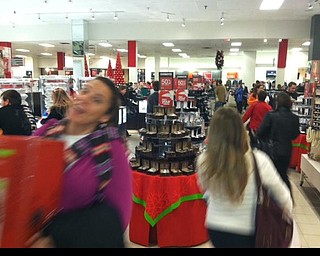 At the other end of the mall at JCPenney.