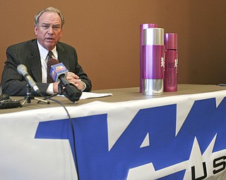 ROBERT K. YOSAY | THE VINDICATOR..ÒMost of our hiring will be done locally,Ó said Judson Wallace, president of VAM, an affiliate of Vallourec..The announcement means that by 2013, Vallourec will have invested more than $700 million and created nearly 500 new jobs in the Mahoning Valley..The newest facility will be a finishing plant, which will allow VAM to thread pipe produced from the $650 million mill..V&M will renovate a 200,000-square foot building thatÕs currently in the Cooperative Agreement Zone along the Youngstown-Girard border. The company expects the plant to open in mid-2012 and that it will be fully operational by 2013..Joel Mastervich, COO of V&M Star is on the left with mustache and beard. ."The YOUNG 2011 Conference and Expo Ñ the first Utica shale play conference in the state of Ohio Ñ is a dedicated B2B conference in which national and local companies can exhibit their products and interact with key players in the burgeoning Utica and Marcellus supply chain. at the Covelli Centre .. .-30