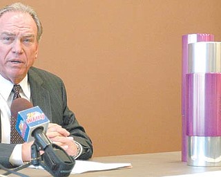 Judson Wallace, president of VAM USA, LLC, an affi liate of Vallourec Group, the parent company of V&M Star, announces a $57 million investment in a new plant near V&M that will create 100 full-time jobs.