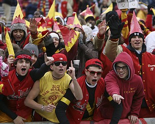 Youngstown Cardinal Mooney won their 8th championship as they beat the Shawnee Braves in Fawcett Stadium 21-14. (AP Photo/The Vindicator, Robert K. Yosay)