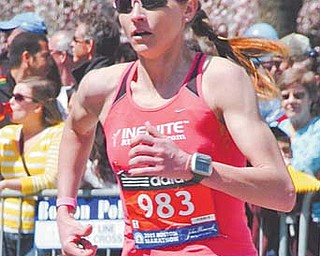 Sarah Flament, 36, of Poland will compete in the Olympic trials for the marathon Jan. 14 in Houston.
