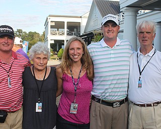 Jason Kokrak with family and friends at the Nationwide Tour Championship at Daniel Island, ending October 30, 2011.