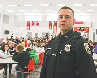 Aldish is in the school district five days a week. He deals with truancies, reports of drugs, thefts and fights.