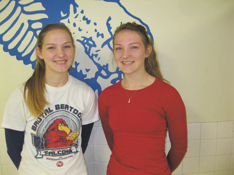 Jaclynn and Amanda Choma of Austintown Fitch High School have been chosen to represent Austintown at the Rotary Youth Leadership Award conference for three days in late February. They will meet with other juniors from Northeast Ohio. In all, 88 students and presenters will attend the event, which will take place at the Avalon Inn in Warren. The twins, who are active in the Rotary-sponsored Interact Club at Fitch, will separate as a way to meet the maximum number of new people. The Rotary Club of Austintown provided full financial support for the three-day event, an annual project.