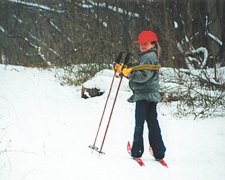 Leanna Hartsough of Canfield goes skiing. Photo sent by Lana VanAuker of Canfield.