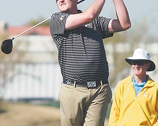 Jason Kokrak hits a shot during Round 1 of 2012 Phoenix Open last Thursday in Scottsdale, Ariz. The PGA rookie from Warren is hoping rest of this week is as rewarding as the beginning as he prepares for the AT&T National Pro-Am at Pebble Beach, which starts today.