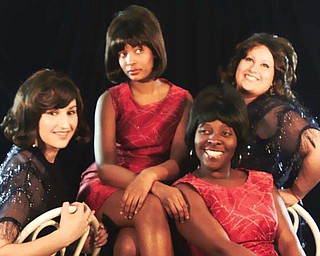 Top Hat Productions’ “57th Street” stars, from left, Tiff any Sokol, Arianna Manigault, Jocelyn Bolling and Gina Villa.