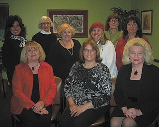 Members of the 2012 Trumbull County Women’s History Dinner Committee are, from left to right, first row, Esther Gartland, Beky Davis and Julie Vugrinovich. Standing are Stephanie Furano, Roz Jackson, Judie Hartley, E. Carol Maxwell, Pam Hallett and Renee Maiorca. Absent from the picture are Theresa Salcone, Kenya Howard and JoAnn Liptak.