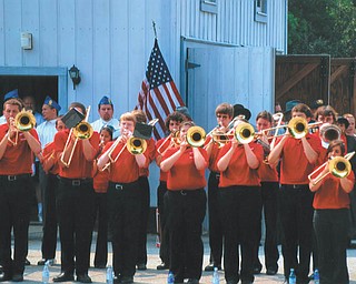 Lana VanAuker of Canfield sent in this photo of the Canfield Cardinals band performing at the War Vet Museum.