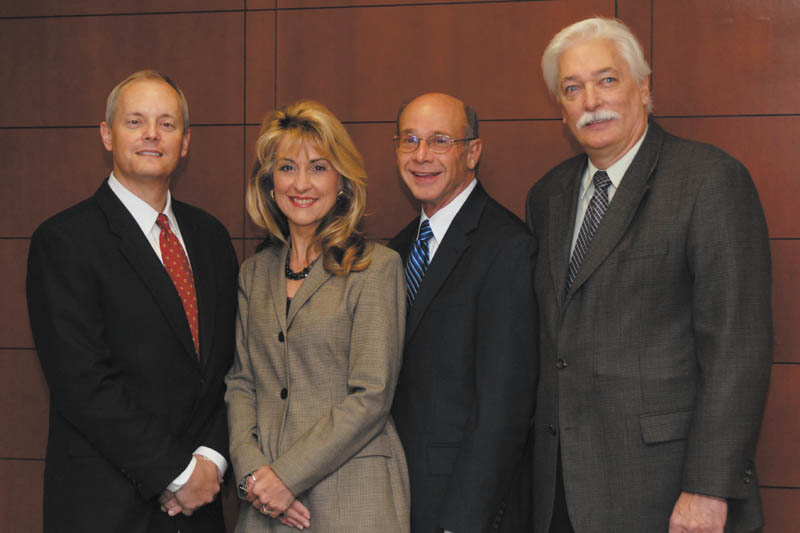 The Boardman Community Foundation recently elected officers who will serve in 2012. They are, from left, Mark Luke, vice president; Deborah Liptak, president; Jim Rosa, secretary; and Ron Chordas, treasurer.