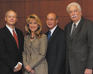 The Boardman Community Foundation recently elected officers who will serve in 2012. They are, from left, Mark Luke, vice president; Deborah Liptak, president; Jim Rosa, secretary; and Ron Chordas, treasurer.