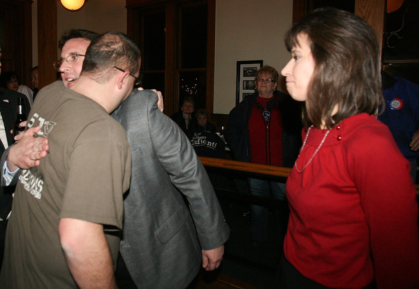 ROBERT K. YOSAY|THE VINDICATOR..election night...  ...-30-