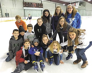 Holy Family School in Poland recently celebrated Catholic Schools Week in a really cool way. Fifth-grade students who enjoyed some time on the ice at The Ice Zone in Boardman are, from left to right, front row, Anthony Formichelli, Nico Marchionda, Angelina Sabatino, Aidan McDanel and Paige Brockway; middle row, Blake DelSignore, James Maruca, Stephen Babik, Katherine Kali and Jayda Benson; and back row, Luke Stoeber, Simone Izzo, Hannah Balash and Isabella Massaro-Suchora.