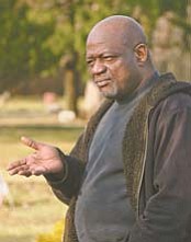 Minister Robert Reynolds of Bethel Church of God in Christ, Youngstown, discusses his plan for Mount Hope Veterans Memorial Park.