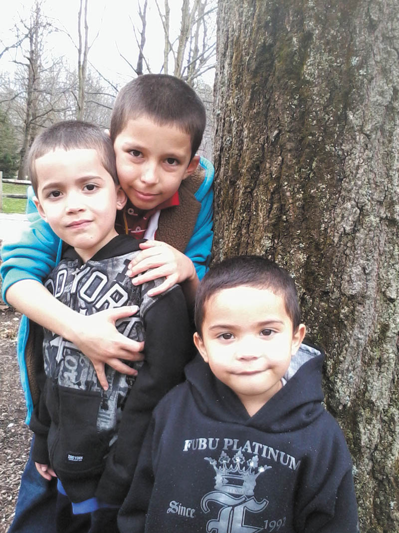 Olga Gerardino sent in this photo of her little men enjoying Boardman Park before breakfast at the festival.