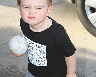 Here's one tough little guy who isn't afraid to show where his baseball loyalties don't lie. At 21 months old, Sam Manning lets his shirt speak for itself. This was sent in by Sam's grandmother, Joyce Buzzacco.