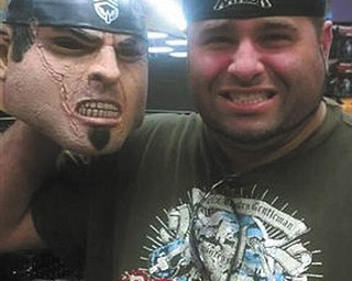 Ron Rossi found a mask that resembled his face. So says Sandy Rossi, who submitted this photo.