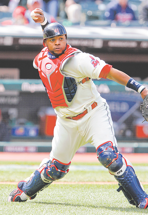 The Cleveland Indians on Tuesday locked up another “cornerstone” players by signing catcher Carlos Santana to a five-year, $21 million contract.
