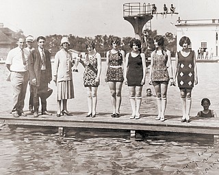 A beauty contest hosted by the Timken Bearing Co. took place at Idora Park’s swimming pool.
