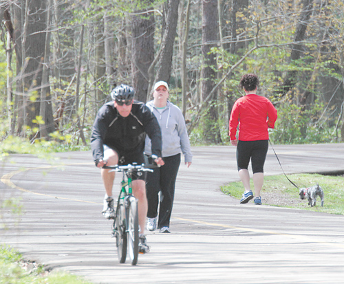 The 1.5-mile Mill Creek MetroParks East Golf Hike/Bike Trail runs from Route 224 to Shields Road in Boardman. YSU conducted a study on how people use the trail, based on data from 2010.