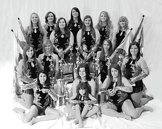 Members of the Northern Strut Twirling Team are, first row, left to right, Jessica Kozar, Adele Colonna, Cassidy Oyler and Jenna Benson; middle row, Tara Schuster, Kathryn Rosinski, Karlie Kowal and Madeline Crish; and back row, Emmy Graffius, Shannon Chaffee, Anngel Benson, Megan Howard, Monica Mattiussi, Emily Combs and Alyssa Thomas. Missing from the photo is Katie Brown, Amanda Orr, Rebecca Platt, Meghan Susko and Jessica Yozwiak.