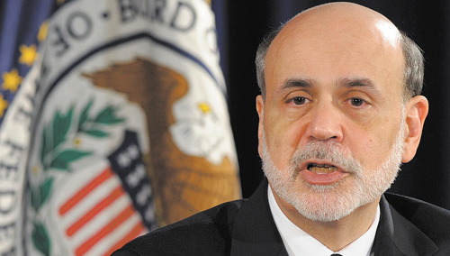 Federal Reserve Chairman Ben Bernanke speaks at a news conference at the Federal Reserve in Washington, D.C., on Wednesday.
