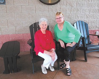 Taken on a bus trip last year to celebrate her mother's 89th birthday, this photo shows Pat Taylor of Columbiana and her mother, Barbara Krystek. "I thank God every day that she is still in my life!" says Pat.