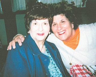 "A person of such devotion, gentleness and peace" is how Tina Bury describes her mother, Virginia Pallante. Both are from Liberty Township.