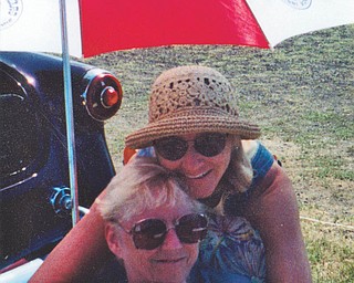 Here are Pam Baytos of Berlin Center and her mother, Barb Roessler of Austintown, enjoying some time outdoors.