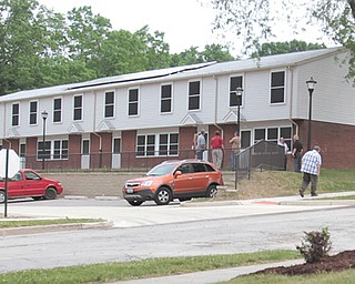 Dignitaries conducted a ribbon-cutting ceremony Tuesday at the Youngstown Metropolitan Housing Authority’s 76-unit Brier Hill Annex apartment complex, which has undergone a nearly two-year, $10 million federally funded renovation.