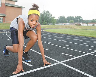 Youngstown Christian School’s Destinee Snyder never ran track before this season and only joined the
program after her AAU basketball season was canceled. This weekend, the 14-year-old freshman will be the
first student in YCS history to compete in a state track meet. Snyder’s event is the 400-meter dash, in which
she won a Division III district title and ran for a fourth-place finish in the regional meet to qualify for state.