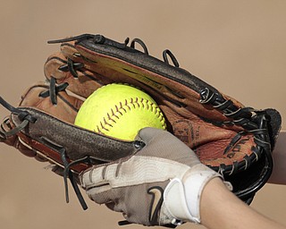 ROBERT K. YOSAY | THE VINDICATOR..A couple of bloop hits combined with a three-base error on a sacrifice bunt to propel the Mathews High softball team to its biggest game in school history..Junioir shortstop Jessica Marsico drove in two runs plus made a sliding catch in right field in the seventh inning to help the Mustangs defeat Covington, 5-3, in ThursdayÕs Division IV state semifinal game at Firestone Stadium.. - -30-..