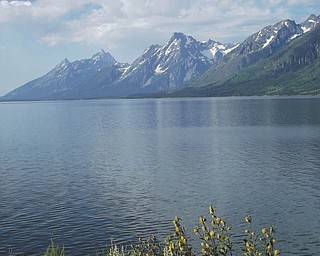 A shot of the Grand Tetons, sent in by Meredith Deichler.