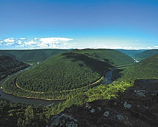 Tim Long just shot this on Memorial Day from Grandview Park in West Virginia.