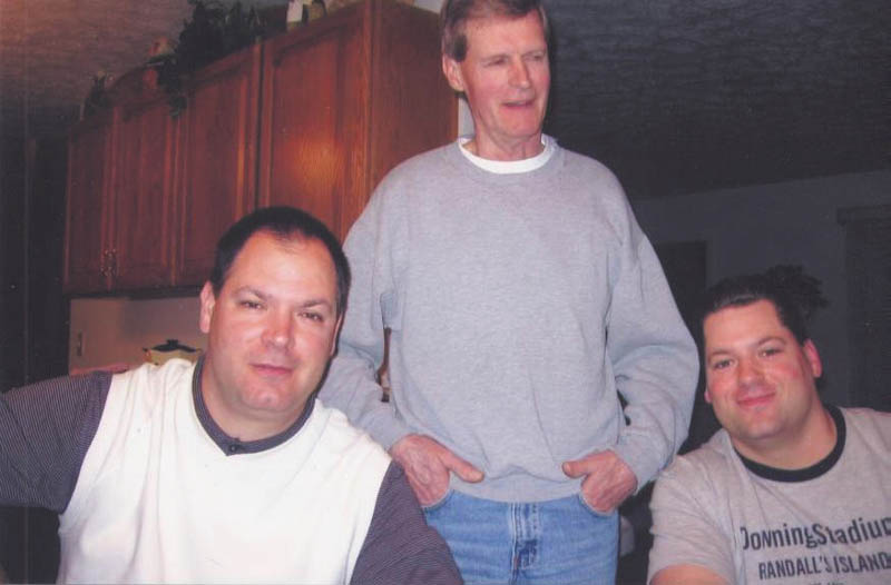 Here are Joseph Herubin, center, with his sons Joey, left, and Mark Herubin, who now have sons of their own. Photo submitted by Bella Herubin.