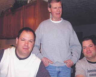Here are Joseph Herubin, center, with his sons Joey, left, and Mark Herubin, who now have sons of their own. Photo submitted by Bella Herubin.
