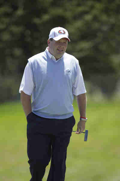Dennis Miller during the first round of the U.S. Open Championship golf tournament Thursday, June 14, 2012, at The Olympic Club in San Francisco. (AP Photo/Ben Margot)