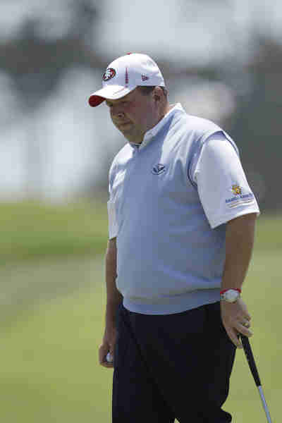 Dennis Miller during the first round of the U.S. Open Championship golf tournament Thursday, June 14, 2012, at The Olympic Club in San Francisco. (AP Photo/Ben Margot)