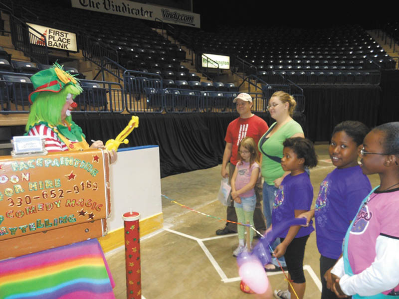 A clown was among the entertainment recently at Family Fun Day for the Youngstown Girl Scouts. The event, which took place at the Covelli Centre, also featured face painting, crafts and a bounce-around for the kids. 