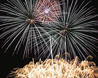 Here’s a shot of fireworks sent in by Leanne Lee of Girard.
