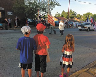 Augustine Lamonge sent in this photo of Jake, Will and Kate at the Niles parade.