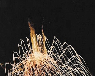 A photo of fireworks sent in by Jim Williams of Lowellville.