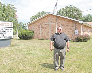 Pastor Dan Ellis of Good Shepherd Community Church on Eagle Creek Road near LaBrae High School is concerned he may have to close the building if the church has to pay an expensive bill to replace its septic system.